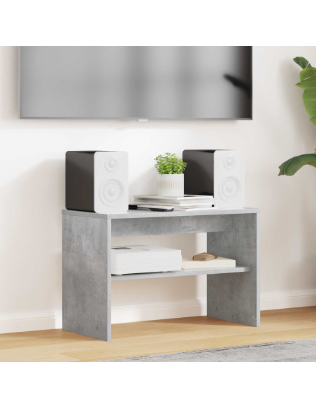 Mobile TV Grigio cemento 60 x 30 x 40 cm Legno multistrato