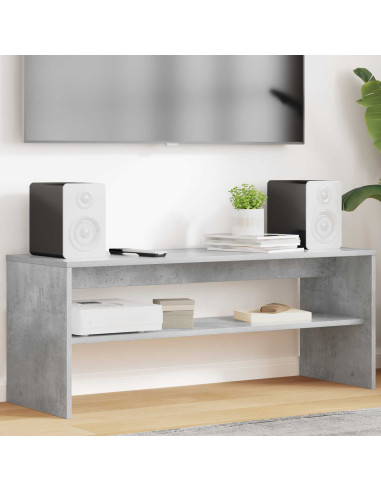Mobile TV Grigio cemento 100 x 35 x 40 cm Legno multistrato