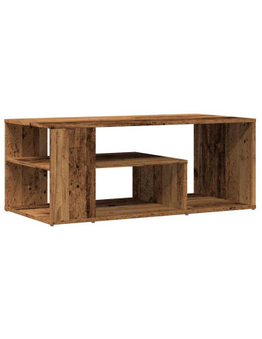 Tavolino Salotto Legno Vecchio 100x50x40 cm Legno Multistrato