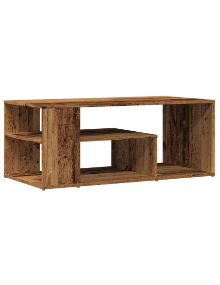 Tavolino Salotto Legno Vecchio 100x50x40 cm Legno Multistrato