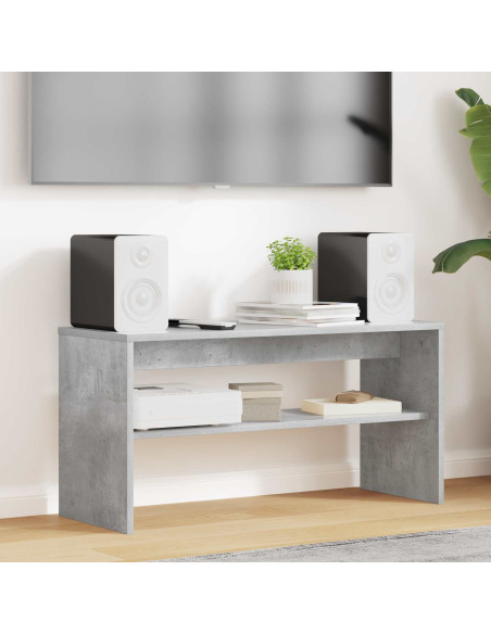Mobile TV Grigio cemento 80 x 30 x 40 cm Legno multistrato