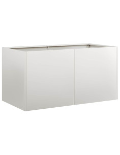 Fioriera 80x40x40 cm in Acciaio Inox