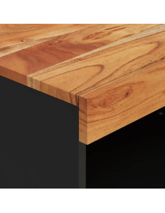 Mobile Porta TV 60x33x43,5 cm in Legno Massello di Acacia