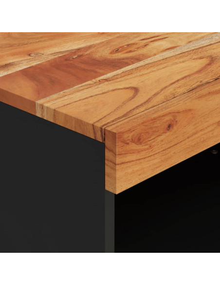 Mobile Porta TV 60x33x43,5 cm in Legno Massello di Acacia