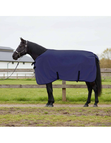 Coperta per Cavalli Blu navy Poliestere
