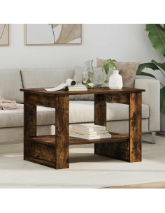 Tavolino da salotto Rovere fumé 72 x 50 x 50 cm