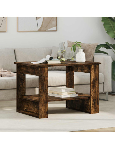 Tavolino da salotto Rovere fumé 72 x 50 x 50 cm