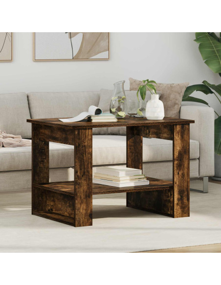 Tavolino da salotto Rovere fumé 72 x 50 x 50 cm