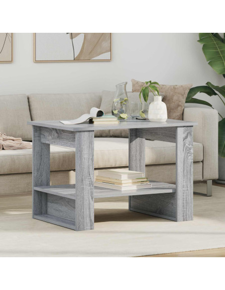 Tavolino da salotto Grigio Sonoma 72 x 50 x 50 cm