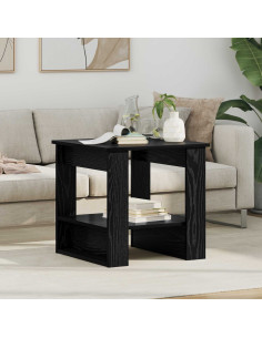 Tavolino da salotto Rovere Nero 51 x 50 x 50 cm