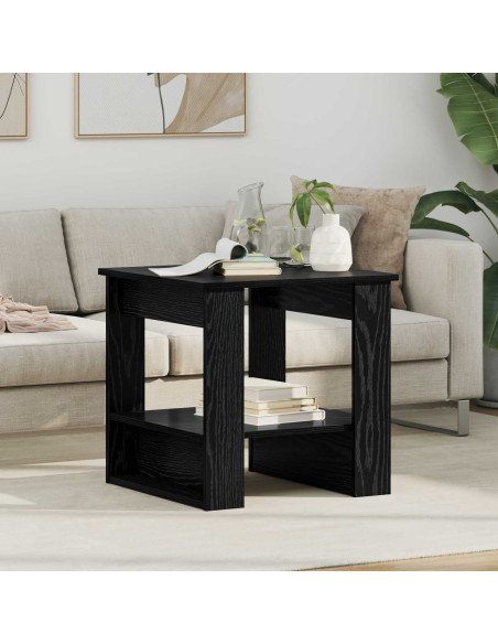 Tavolino da salotto Rovere Nero 51 x 50 x 50 cm