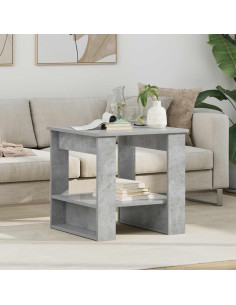 Tavolino da salotto Grigio cemento 51 x 50 x 50 cm