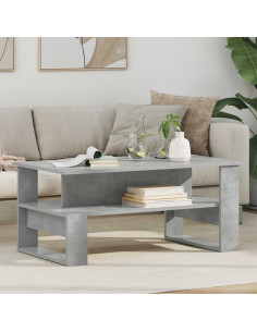 Tavolino da salotto Grigio cemento 90 x 50 x 40 cm