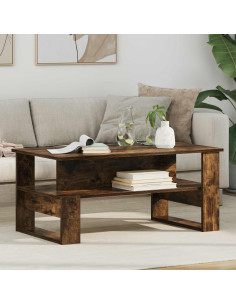 Tavolino da salotto Rovere fumé 90 x 50 x 40 cm