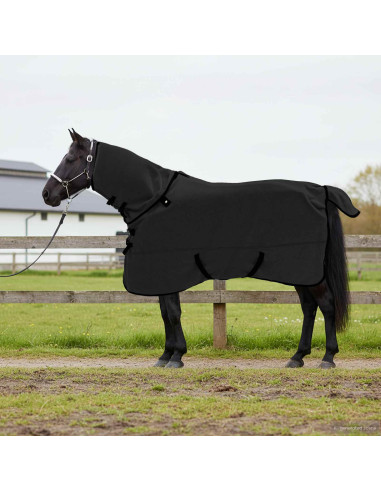 Coperta per Cavalli Nero Poliestere