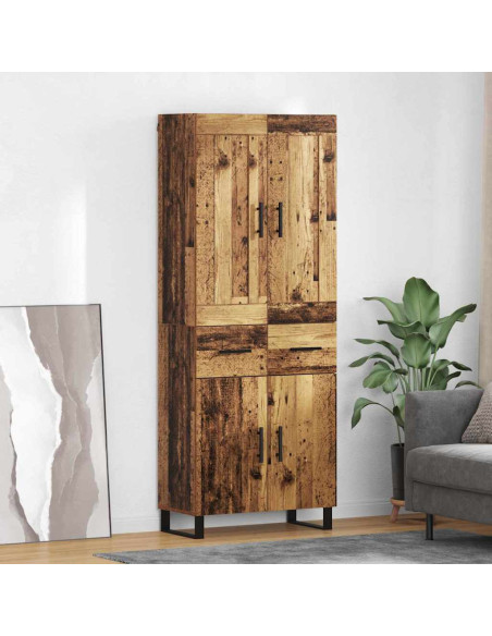 Credenza Legno vecchio 69,5 x 34 x 180 cm Legno multistrato