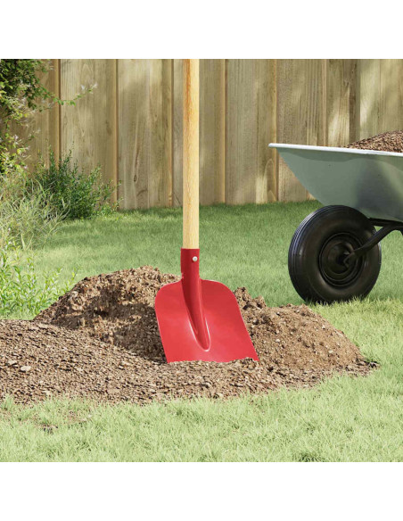 Testa di Pala Rosso 32 x 24,5 cm Acciaio verniciato a polvere