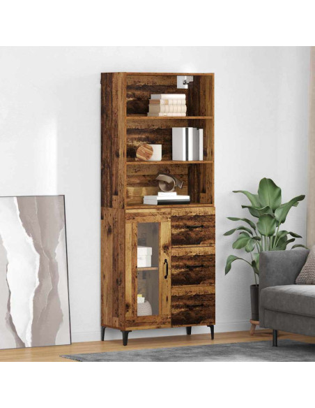 Credenza Legno vecchio 69,5 x 34 x 180 cm Legno multistrato