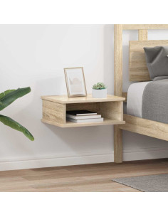 Comodino 2 pcs Rovere Sonoma 40 x 31 x 15 cm Legno multistrato