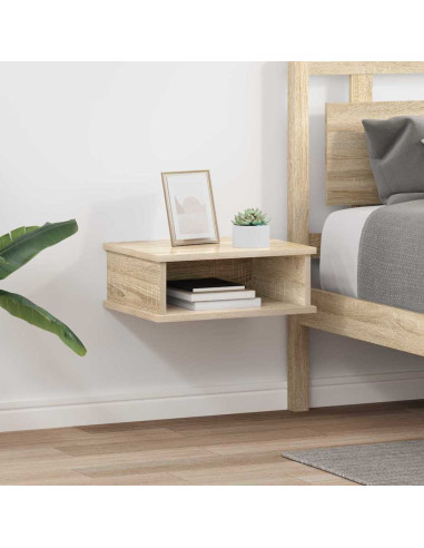 Comodino 2 pcs Rovere Sonoma 40 x 31 x 15 cm Legno multistrato