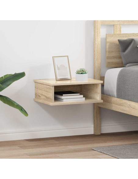 Comodino 2 pcs Rovere Sonoma 40 x 31 x 15 cm Legno multistrato