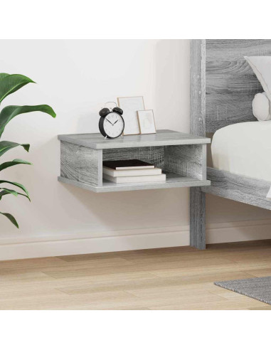 Comodino Grigio Sonoma 40 x 31 x 15 cm Legno multistrato