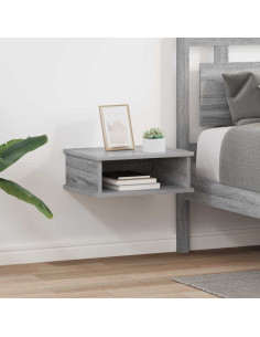 Comodino 2 pcs Grigio Sonoma 40 x 31 x 15 cm Legno multistrato