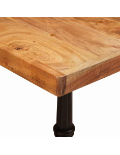 Tavolo da bistrot Marrone Legno di Acacia Massello