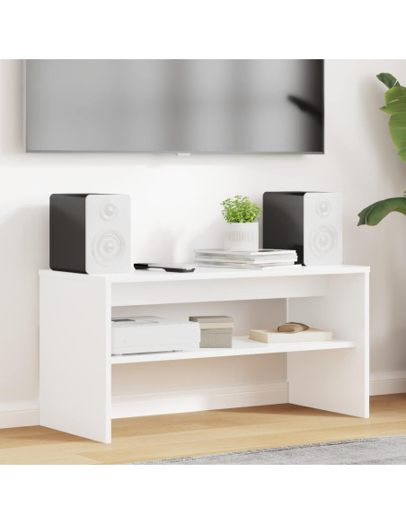 Mobile TV Bianco 80 x 35 x 40 cm Legno multistrato