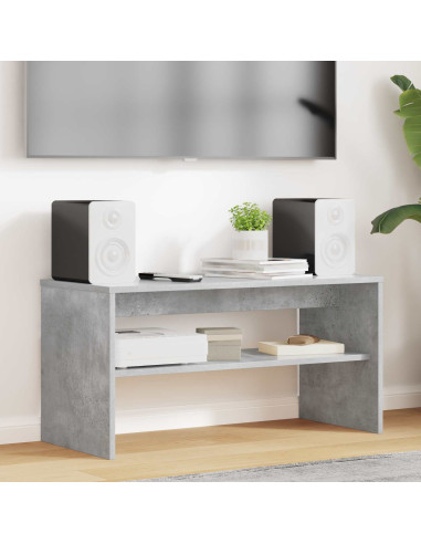 Mobile TV Grigio cemento 80 x 35 x 40 cm Legno multistrato