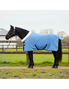 Coperta per Cavalli Aqua Completo 105 cm Felpa in pile