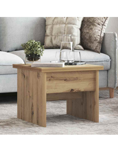 Tavolino da salotto Rovere artigianale 55 x 54,5 x 45 cm
