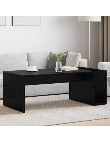 Tavolino da salotto Rovere Nero 101,5 x 50 x 37 cm