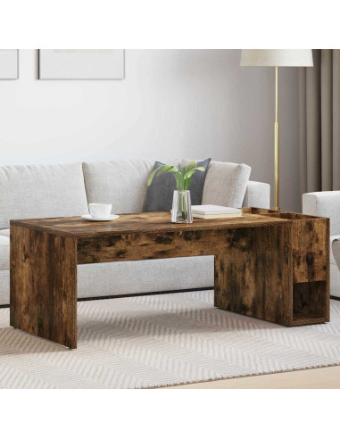 Tavolino da salotto Rovere fumé 101,5 x 50 x 37 cm