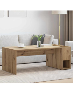 Tavolino da salotto Rovere artigianale 101,5 x 50 x 37 cm