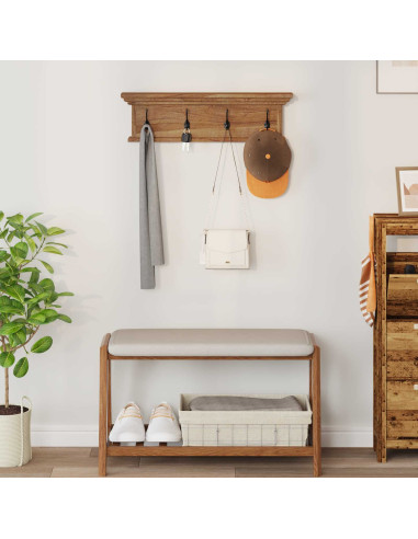 Appendiabiti montato a muro Naturale 70 x 10 x 20 cm