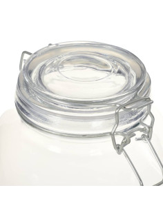 Barattoli in Vetro con Chiusura Ermetica 12 pz 3 L
