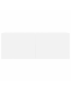 Set di Mobili Porta TV 7 pz Bianco in Legno Multistrato