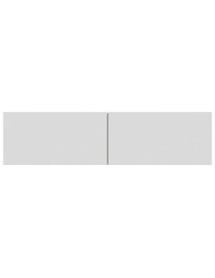 Mobile TV Bianco e Rovere Sonoma 120x30x30 cm Legno Multistrato