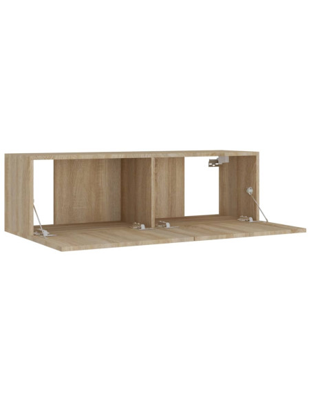 Set Mobili Porta TV 8pz Rovere Sonoma in Legno Multistrato