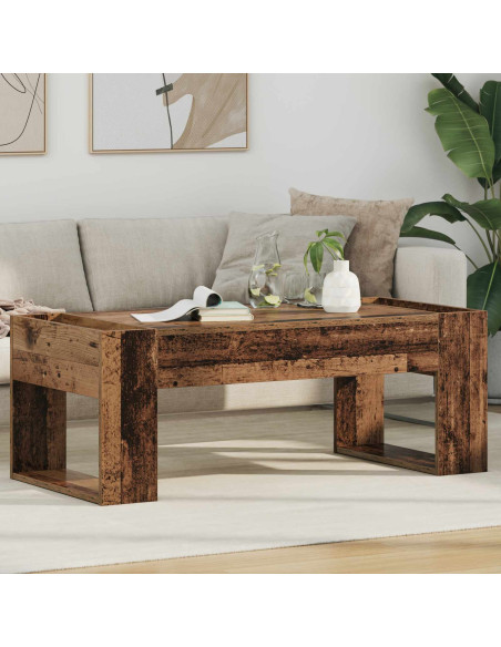 Tavolino da salotto Legno vecchio 110 x 50 x 41 cm