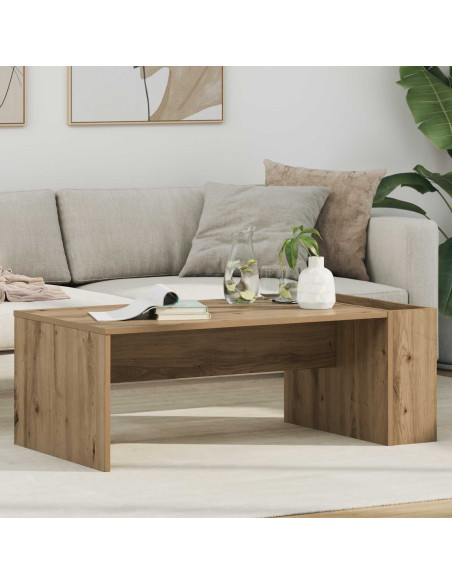 Tavolino da salotto Rovere artigianale 95 x 50 x 34 cm