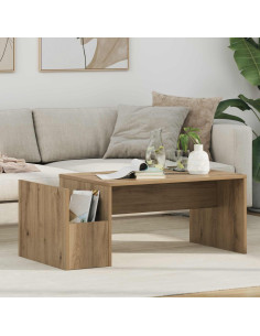 Tavolino da salotto Rovere artigianale 90 x 45 x 35 cm