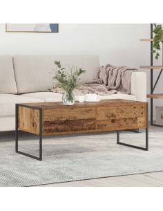 Tavolino da salotto con cassetto Legno vecchio 100 x 46 x 40 cm