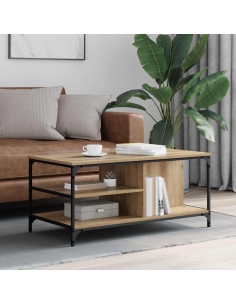 Tavolino da salotto Rovere artigianale 100 x 50 x 45 cm