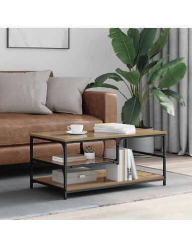 Tavolino da salotto Rovere artigianale 90 x 49 x 40 cm