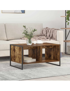 Tavolino da salotto Quercia Fumosa 80 x 50 x 40 cm