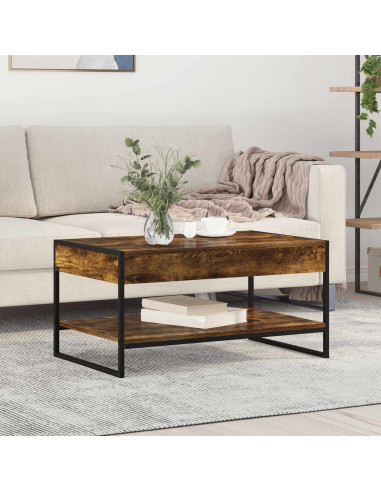 Tavolino da salotto Quercia Fumosa 80 x 50 x 40 cm