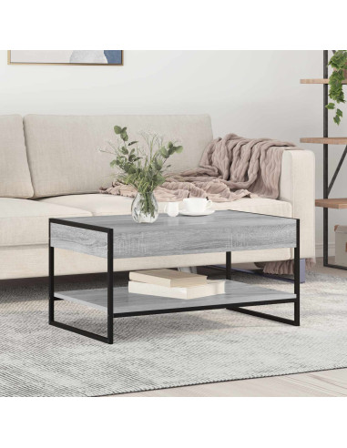 Tavolino da salotto Grigio Sonoma 80 x 50 x 40 cm