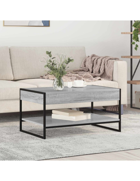 Tavolino da salotto Grigio Sonoma 80 x 50 x 40 cm